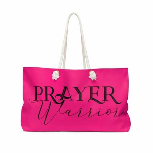 Prayer Warrior Women's Weekender Canvas Tote Bag