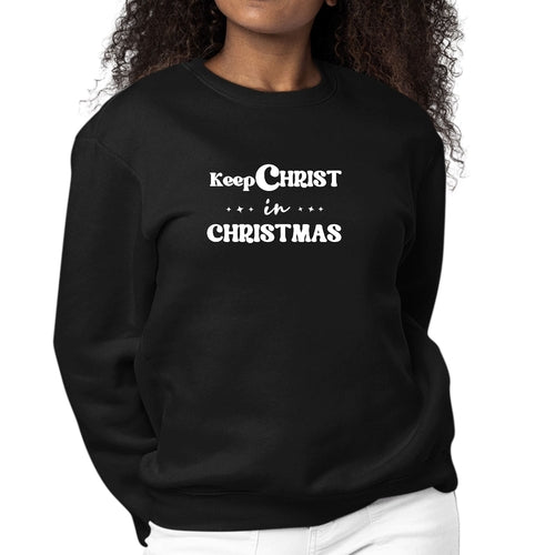 Keep Christ in Christmas Women's Christmas Sweatshirt