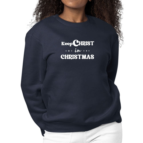 Keep Christ in Christmas Women's Christmas Sweatshirt