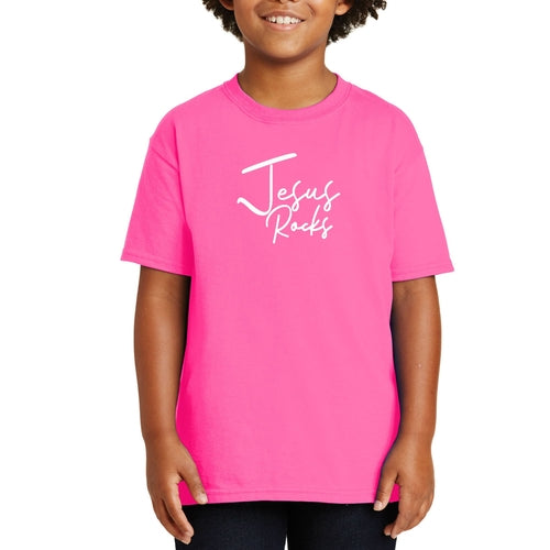 Kids T-shirt, Jesus Rocks